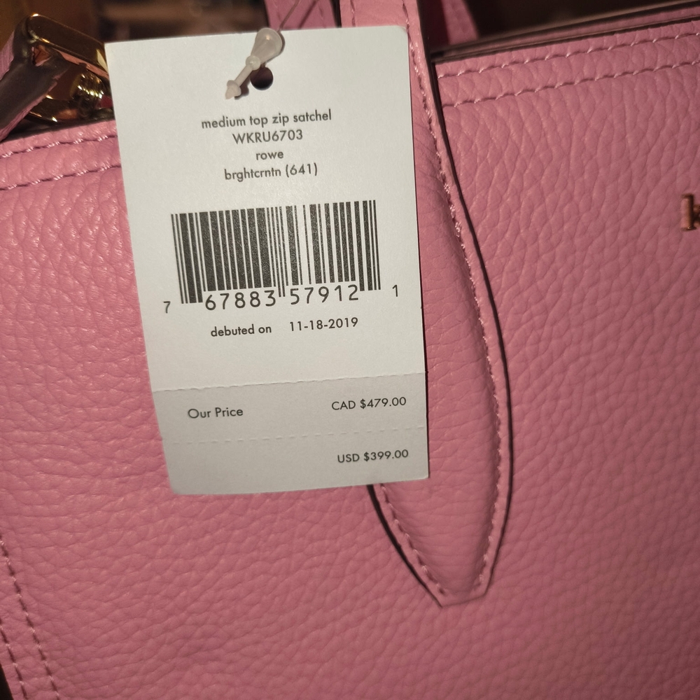 Kate Spade Rowe Medium Top Zip Satchel - Picture 2 of 3